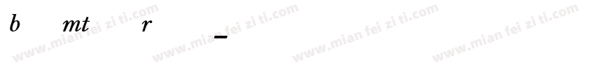 Bell MT Pro Regular字体转换